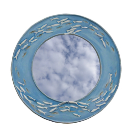 image of handcrafted Fish Shoal Miror  by Sarah Howarth 