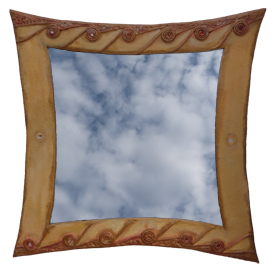 image of handcrafted  Hand Crafted Tapered Mirror by Sarah Howarth 