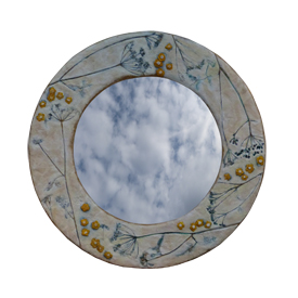 image of handcrafted  Hand crafted Imprint Mirror by Sarah Howarth 